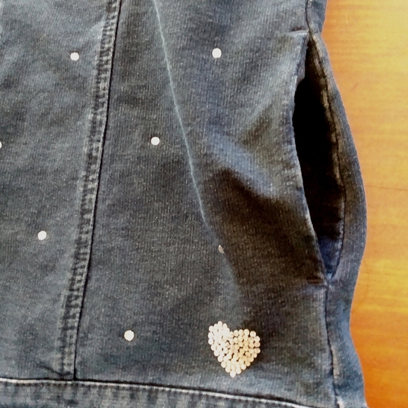 Quacker Factory DreamJeannes Rhinestone Sleeveless Jacket - Picture 7 of 7